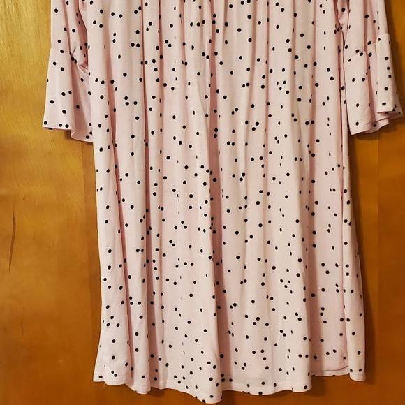 Kate Spade Evergreen Scattered Dot Sleepshirt Nightgown Pink Black XS - Picture 2 of 5